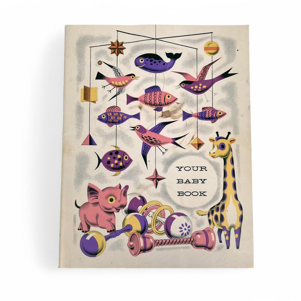 Your Baby Book from Wyeth Infant Care 1967 Vintage